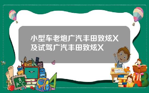 小型车老炮广汽丰田致炫X及试驾广汽丰田致炫X