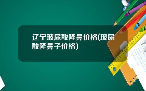 辽宁玻尿酸隆鼻价格(玻尿酸隆鼻子价格)