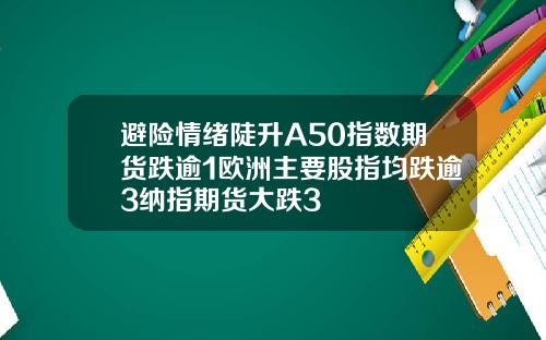避险情绪陡升A50指数期货跌逾1欧洲主要股指均跌逾3纳指期货大跌3