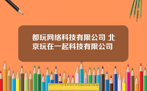 都玩网络科技有限公司 北京玩在一起科技有限公司