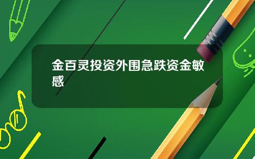 金百灵投资外围急跌资金敏感