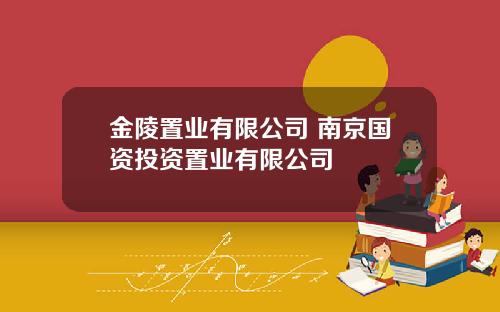 金陵置业有限公司 南京国资投资置业有限公司