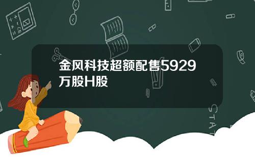 金风科技超额配售5929万股H股