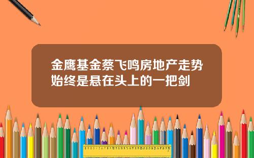 金鹰基金蔡飞鸣房地产走势始终是悬在头上的一把剑