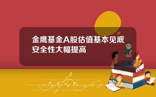 金鹰基金A股估值基本见底安全性大幅提高