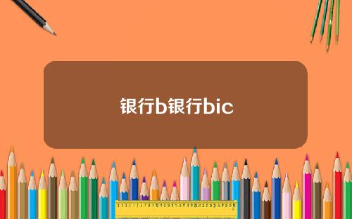 银行b银行bic