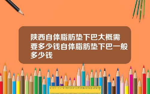 陕西自体脂肪垫下巴大概需要多少钱自体脂肪垫下巴一般多少钱
