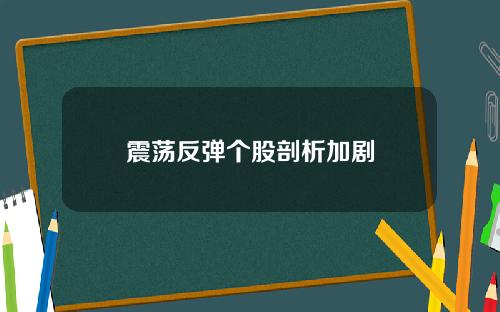震荡反弹个股剖析加剧