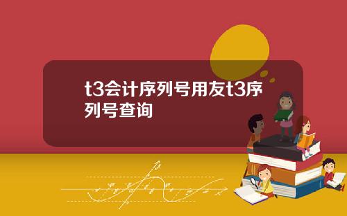 t3会计序列号用友t3序列号查询