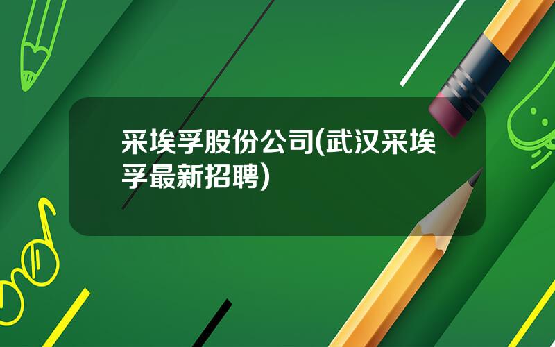 采埃孚股份公司(武汉采埃孚最新招聘)