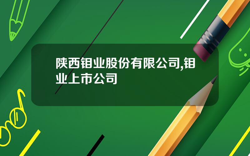 陕西钼业股份有限公司,钼业上市公司