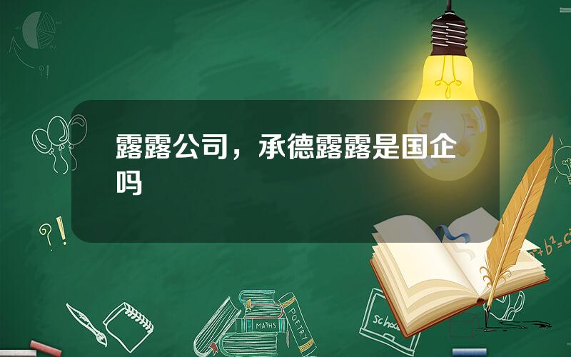 露露公司，承德露露是国企吗