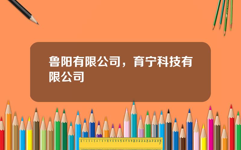 鲁阳有限公司，育宁科技有限公司