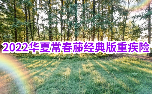 华夏保险大病险种，华夏保险重疾险可以交十年吗？